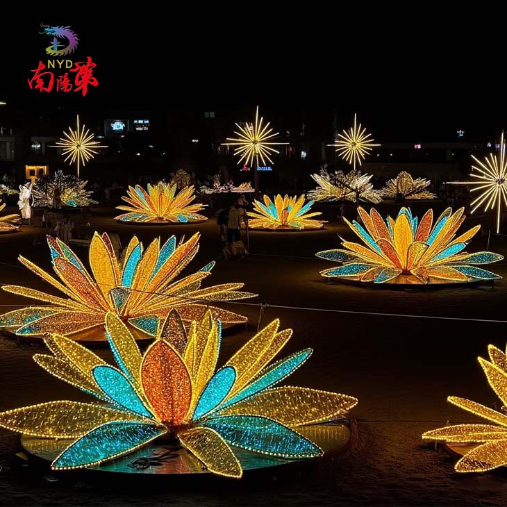 Giant Outdoor Lighted Christmas Ornaments